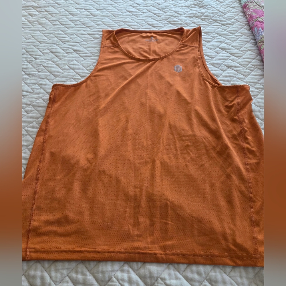 Orange Tank Top for Men